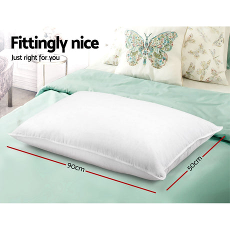 Giselle Bedding Luxury Bed Pillow 4-Pack — 50x90cm, Family and Hotel — Allure Home Collections