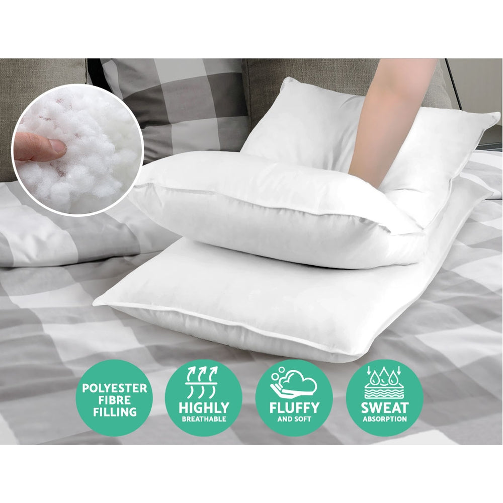 Giselle Bedding Luxury Bed Pillow 4-Pack — 50x90cm, Family and Hotel — Allure Home Collections
