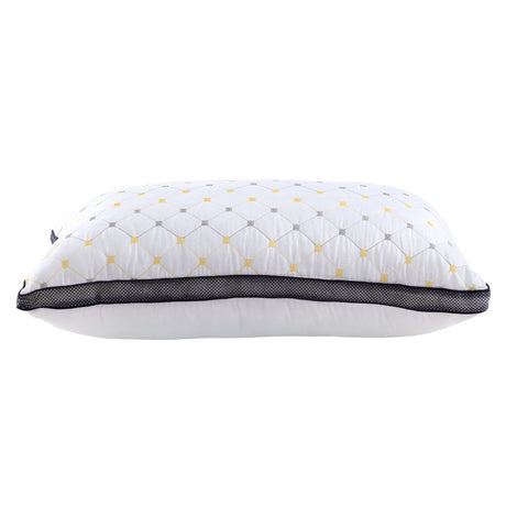 Giselle Bedding Microfibre Support Pillow — 1kg Polyester Fibre, All Sleepers — Allure Home Collections