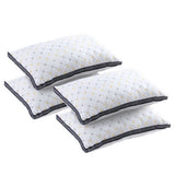 Giselle Luxury Microfibre Pillows — 4-Pack, 1kg Polyester Fibre, Family or Hotel — Allure Home Collections
