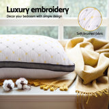 Giselle Luxury Microfibre Pillows — 4-Pack, 1kg Polyester Fibre, Family or Hotel — Allure Home Collections