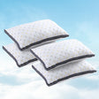 Giselle Luxury Microfibre Pillows — 4-Pack, 1kg Polyester Fibre, Family or Hotel — Allure Home Collections