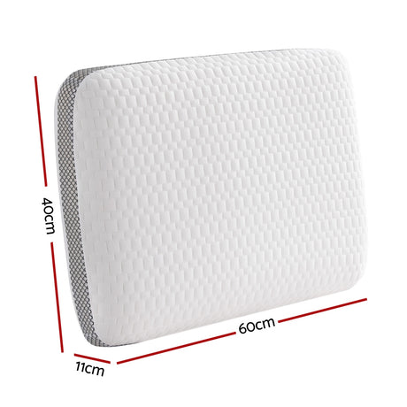 Giselle Premium Memory Foam Pillow — Superior Neck and Head Support — Allure Home Collections