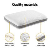 Giselle Premium Memory Foam Pillow — Superior Neck and Head Support — Allure Home Collections