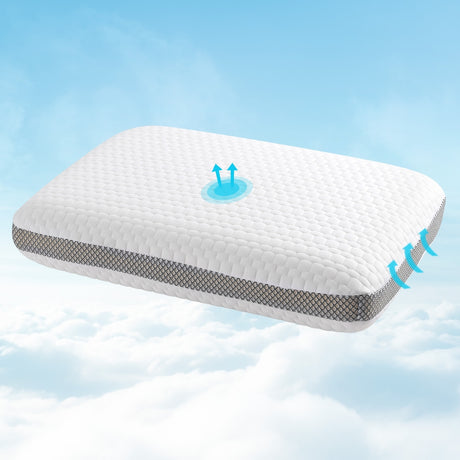 Giselle Premium Memory Foam Pillow — Superior Neck and Head Support — Allure Home Collections