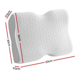 Giselle Contour Memory Foam Pillow — Ultimate Neck and Head Support — Allure Home Collections