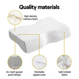 Giselle Contour Memory Foam Pillow — Ultimate Neck and Head Support — Allure Home Collections