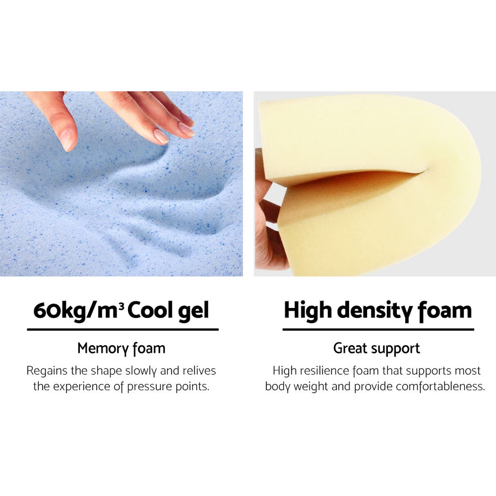 Giselle Bedding Wedge Pillow — Blue, Back Upper Body and Leg Support — Allure Home Collections