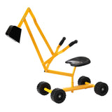 Paringa Kids Ride On Digger Bulldozer, Rotating Seat, Yellow