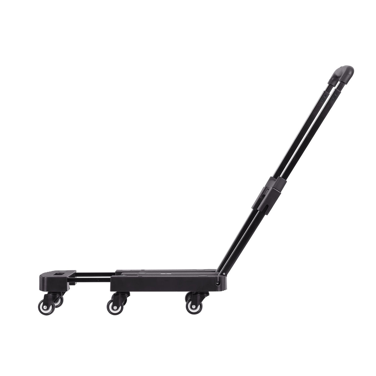 folding platform hand truck trolley in black view 4