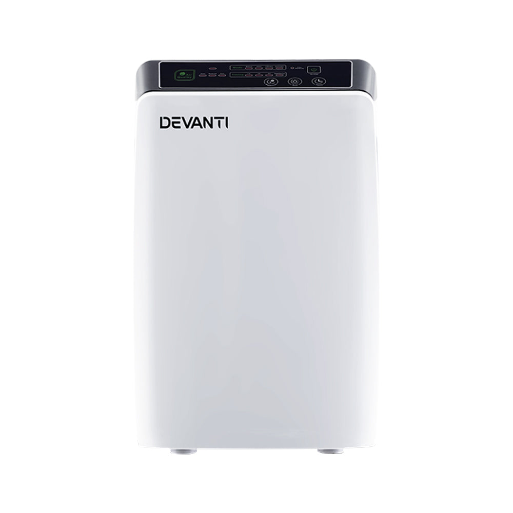 Four layer filter cartridge with pre-filter, HEPA and carbon layers