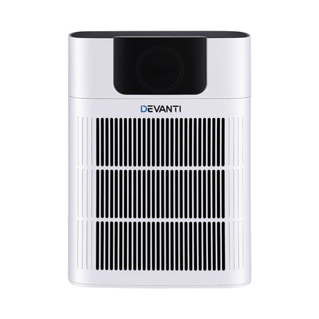 Side filter panel removed showing three stage pre filter, HEPA and carbon cartridge