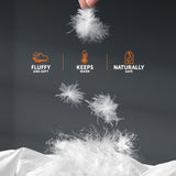 Aston Subedge Goose Down and Feather Quilt, Super King, 700GSM
