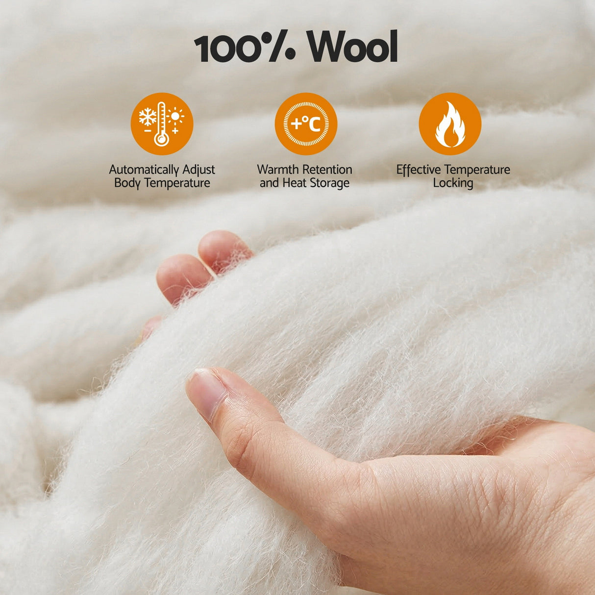 Great Barrington 500GSM Wool Quilt, Super King