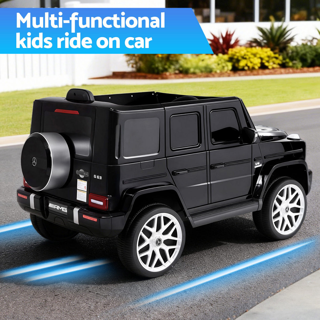 Finmere Kids Ride On Car, 12V Electric, Black