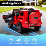 Curborough Kids Ride On Car, 12V Electric SUV, Red