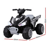 Kinloss Ride On ATV Quad 12V Electric, Black
