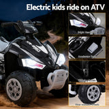 Kinloss Ride On ATV Quad 12V Electric, Black