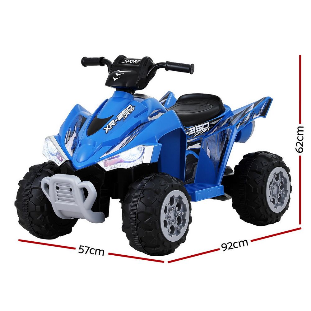 Kinloss Ride On ATV Quad 12V Electric, Blue