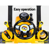 Greenham Ride On Bulldozer Digger 6V Electric, Yellow