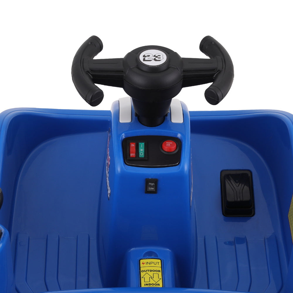 Kids Electric Ride On Bumper Kart with Remote Control 6V Blue