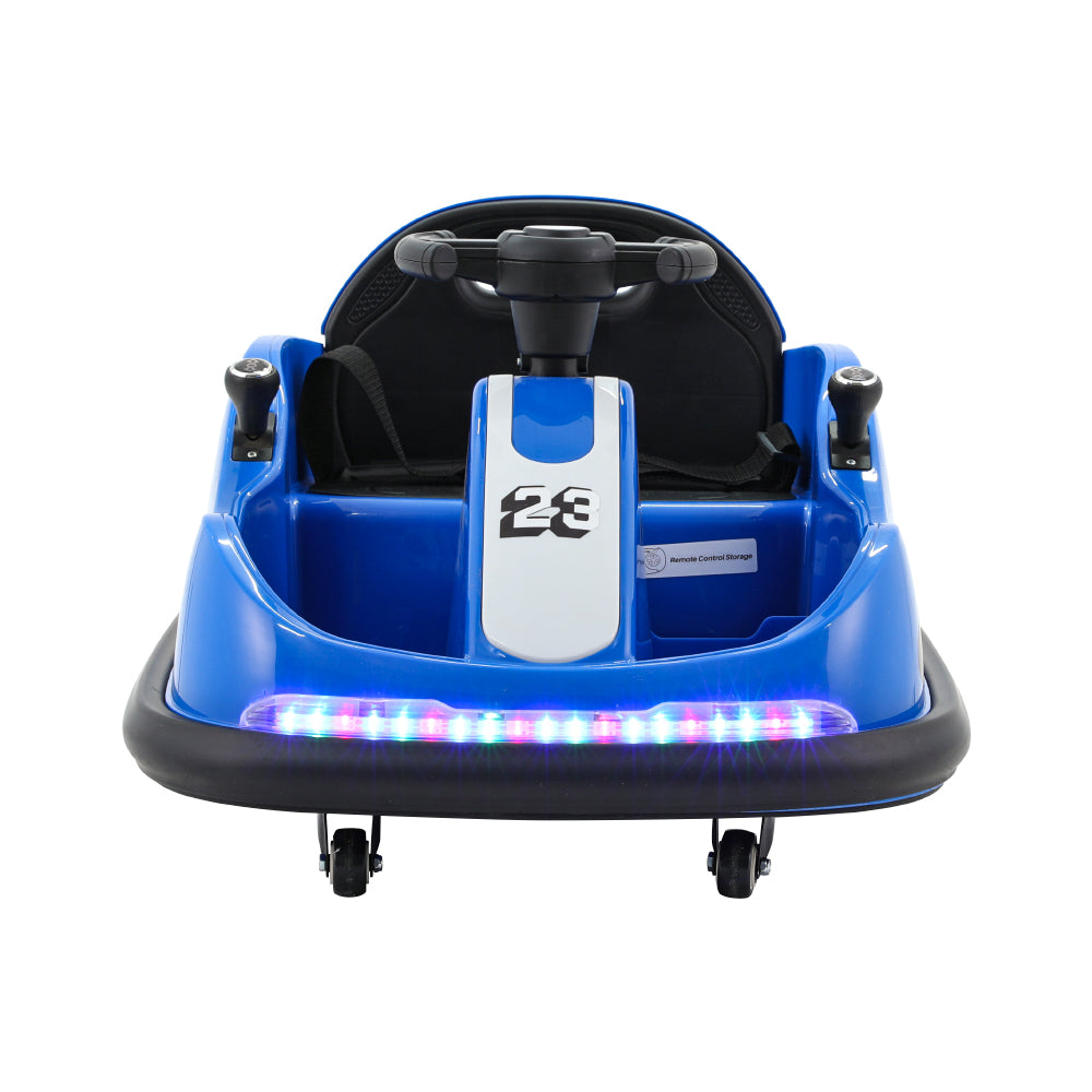 Kids Electric Ride On Bumper Kart with Remote Control 6V Blue