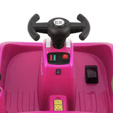 Kids Electric Ride On Bumper Kart with Remote Control 6V Pink