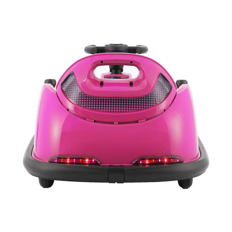 Kids Electric Ride On Bumper Kart with Remote Control 6V Pink