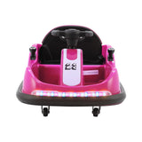 Kids Electric Ride On Bumper Kart with Remote Control 6V Pink