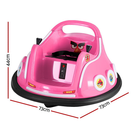 Kids Electric Ride On Bumper Car with Remote Control 6V Pink