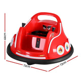 Kids Electric Ride On Bumper Car with Remote Control 6V Red