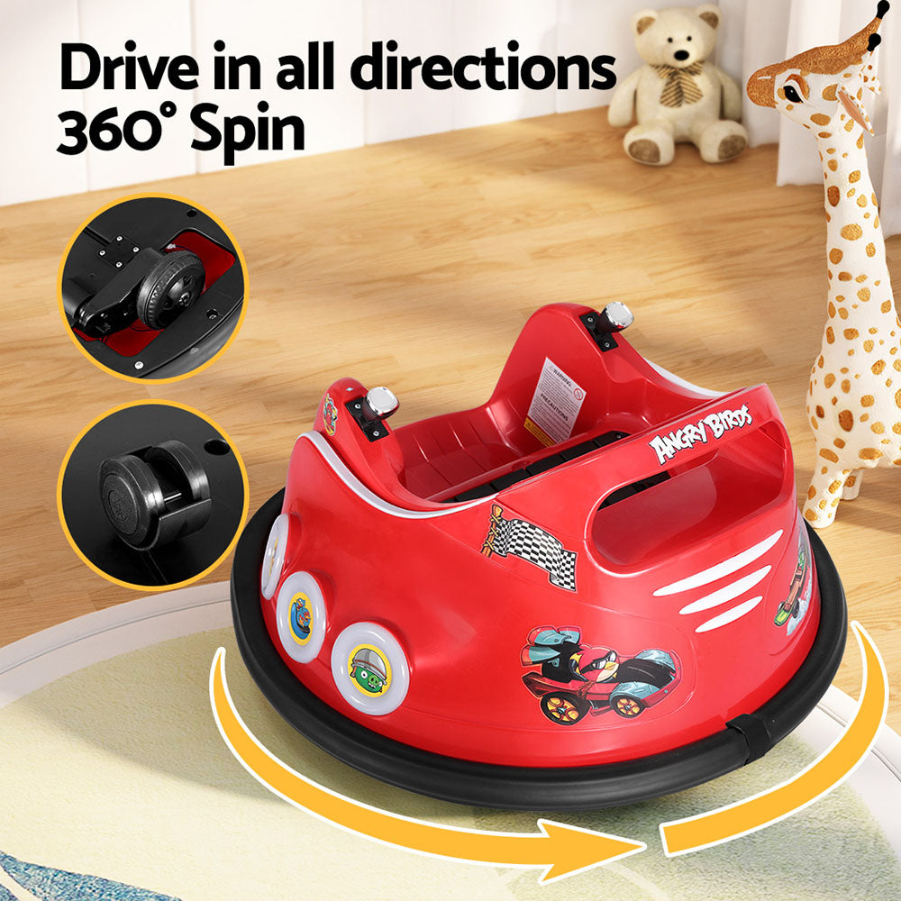 Kids Electric Ride On Bumper Car with Remote Control 6V Red