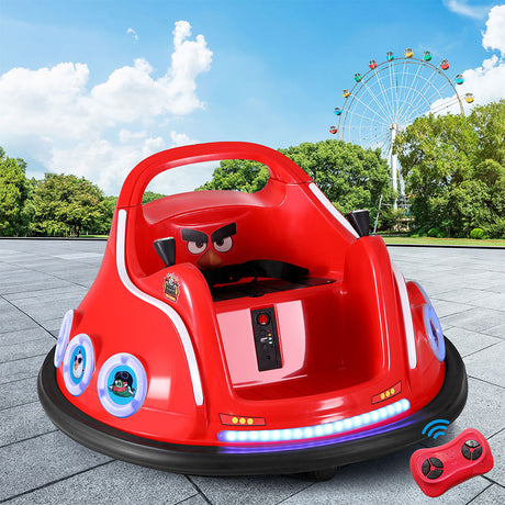 Kids Electric Ride On Bumper Car with Remote Control 6V Red