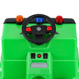 Peterhead Ride On Garbage Truck 12V Electric, Green