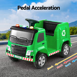 Peterhead Ride On Garbage Truck 12V Electric, Green