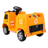 Peterhead Ride On Garbage Truck 12V Electric, Yellow