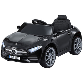 Predannack black kids electric ride on luxury sedan