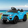 Blue 12V electric ride on luxury SUV for kids