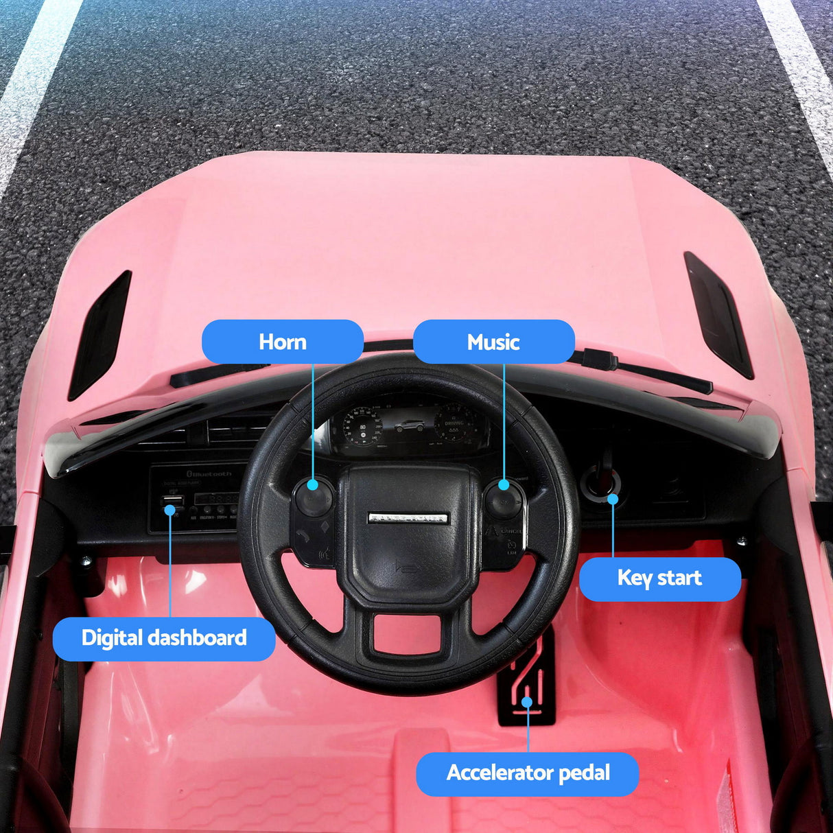 Debden Kids Ride On Car, 12V Electric