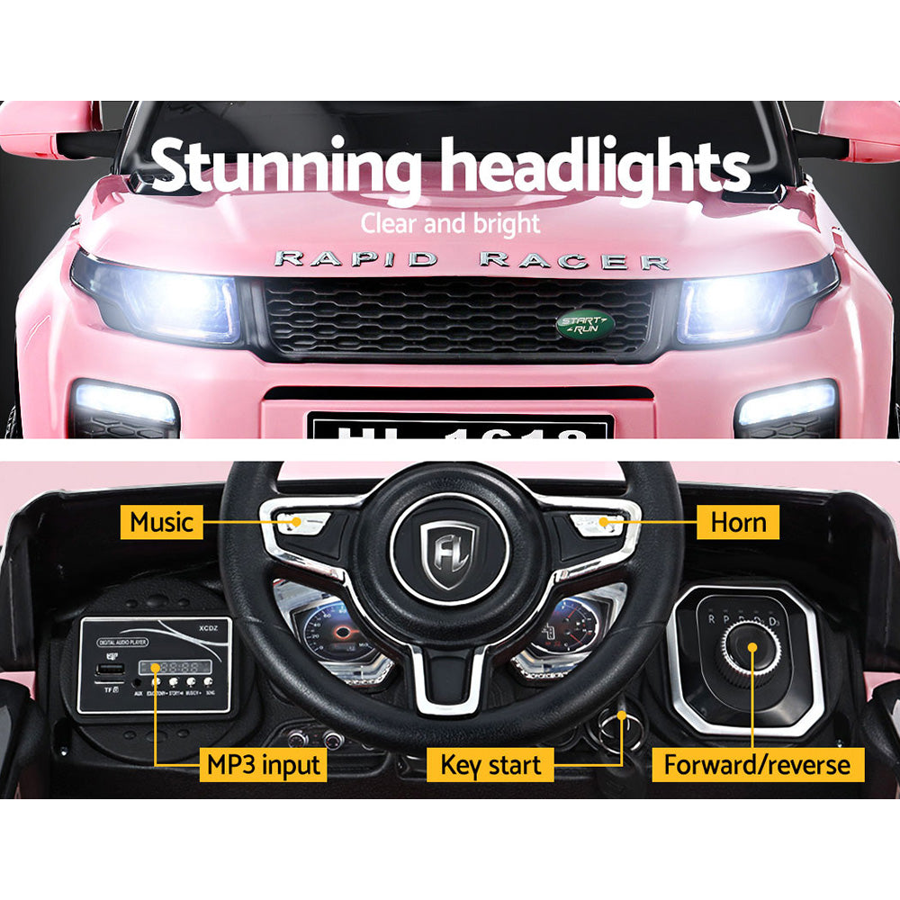 Nutts Kids Ride On SUV, 12V Electric, Pink