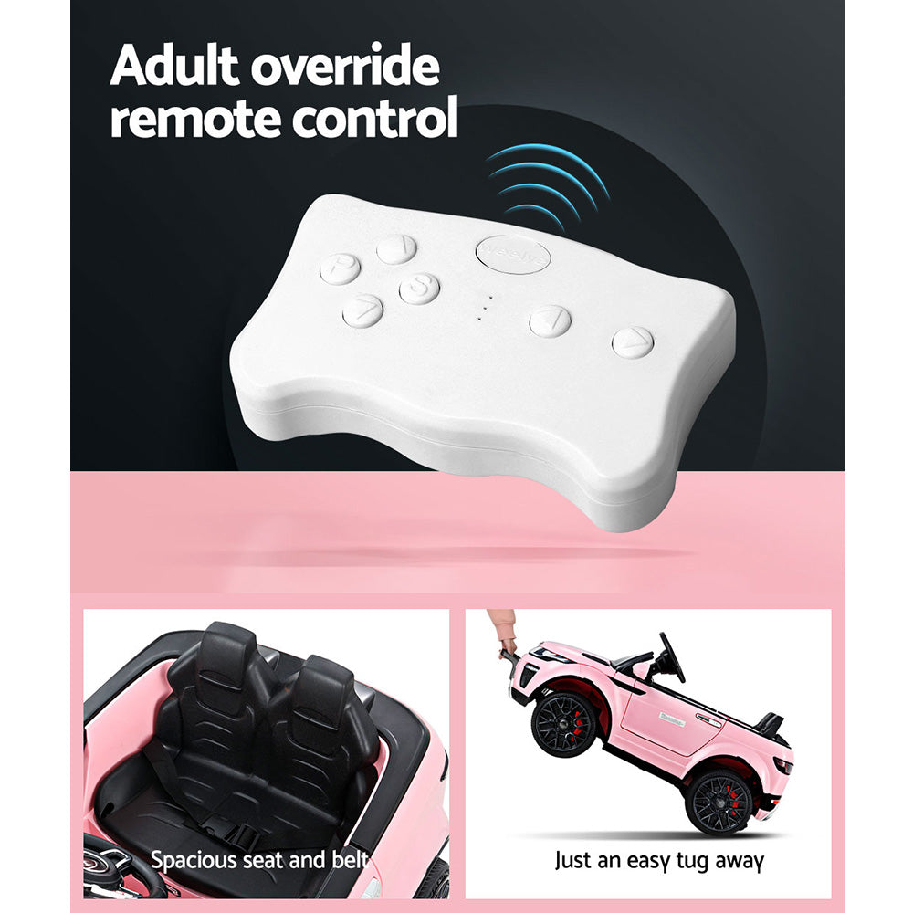 Nutts Kids Ride On SUV, 12V Electric, Pink