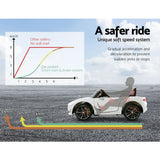 Hethel Kids Ride On Car, 12V Electric, White
