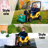 Kids Electric Ride On Forklift with Remote Control 12V Yellow