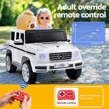 Ingliston Kids Ride On Car, 12V Electric SUV, White