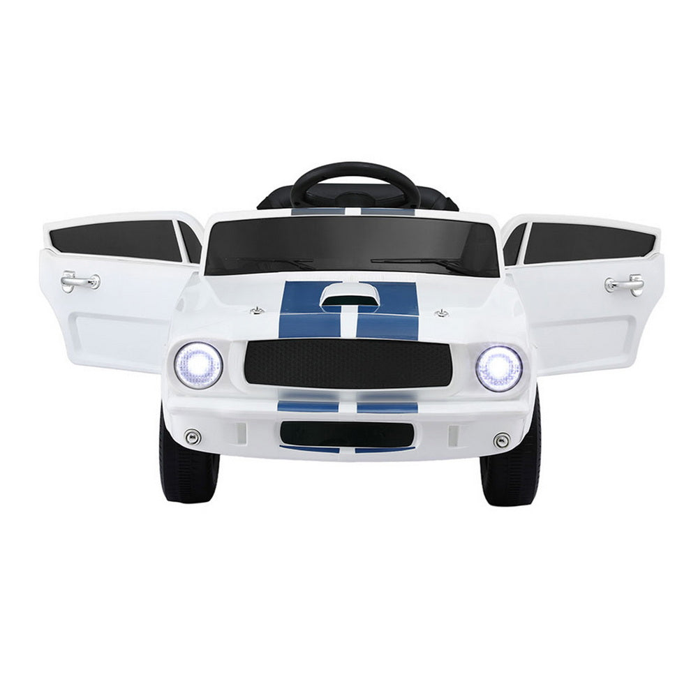 Llandow Kids Ride On Car, 12V Electric, White