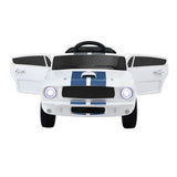 Llandow Kids Ride On Car, 12V Electric, White