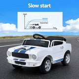 Llandow Kids Ride On Car, 12V Electric, White