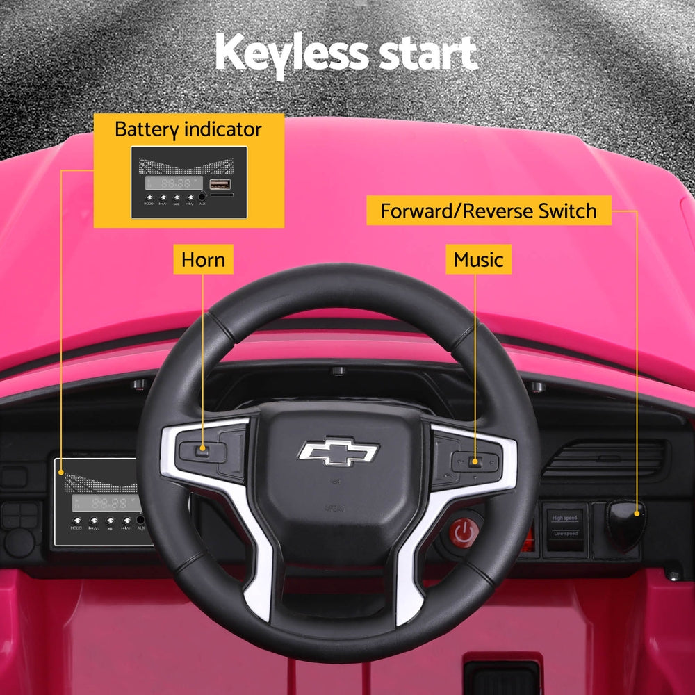 Wethersfield Kids Ride On Car, 12V Electric, Pink