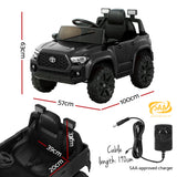 Wroughton Kids Ride On Car, 12V Electric, Black