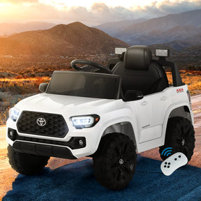 Wroughton white kids electric ride on pickup truck